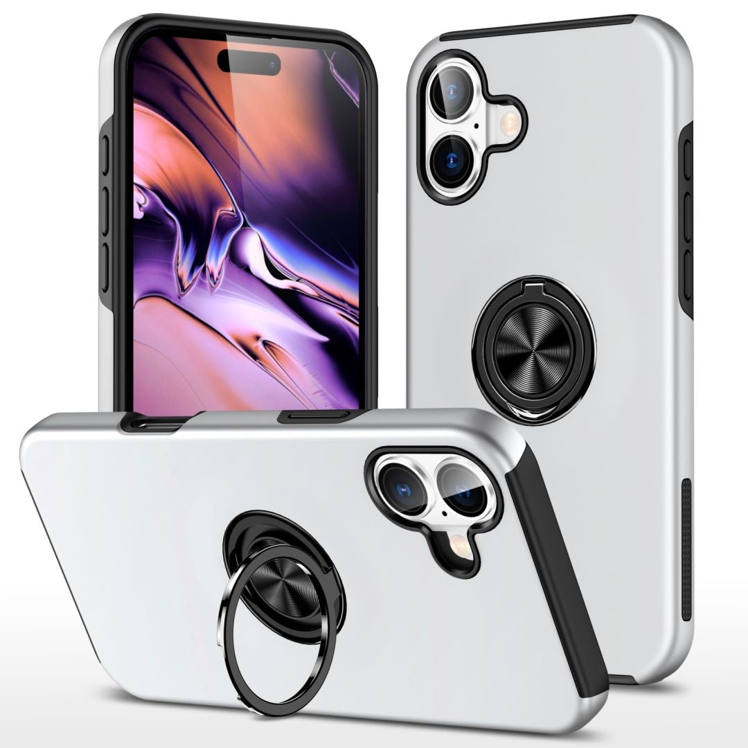 Coque hybride magnétique invisible pour iPhone 16 Plus Coque hybride magnétique invisible pour iPhone 16 Plus